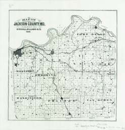 Map of Jackson County, MO.