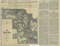 Report of Maneuver of 2nd Regiment, Missouri Home Guard, Swope Park