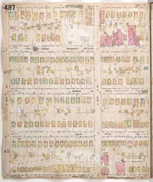 Sanborn Map, Kansas City, Vol. 4, 1909-1950, Page p487