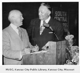 Harry H. Woodring at Podium