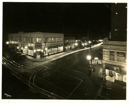 38th and Main at Night