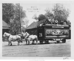 Circus Wagon and Band