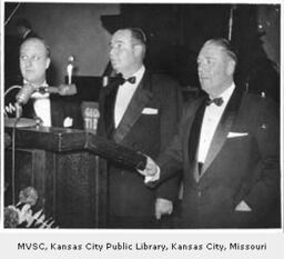 James T. Blair, Jr. and Others at Podium