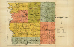 Map of Schuyler CO. MO.