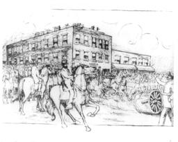 Battle of Westport Drawing