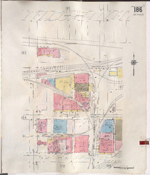 Sanborn Map, Kansas City, Vol. 1A, 1939-1957, Page p186