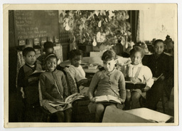 Children in Classroom of an Unidentified School