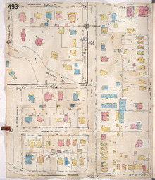 Sanborn Map, Kansas City, Vol. 4, 1909-1957, Page p493