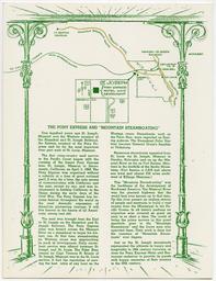 Pony Express Motel and Restaurant Cover