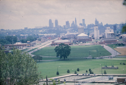 Kansas City Skyline from Water Works Park