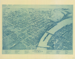 Bird's Eye View of Topeka, Kansas