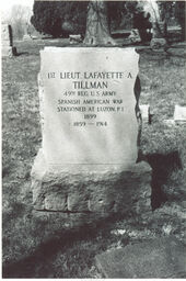 Highland Cemetery, Gravestone for Lafayette A. Tillman