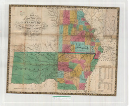 Map of the State of Missouri and Territory of Arkansas, Compiled from the Latest Authorities