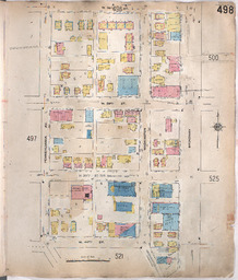 Sanborn Map, Kansas City, Vol. 4, 1909-1950, Page p498