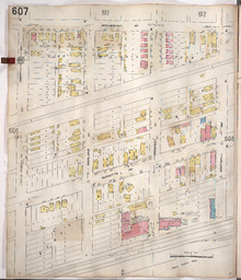 Sanborn Map, Kansas City, Vol. 5, 1909-1938, Page p607