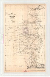 Map Illustrating the Plan of the Defences of the Western Frontier