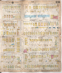 Sanborn Map, Kansas City, Vol. 4, 1909-1950, Page p536