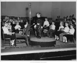 Children Rehearsing with Orchestra