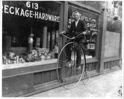 Man Riding Bicycle