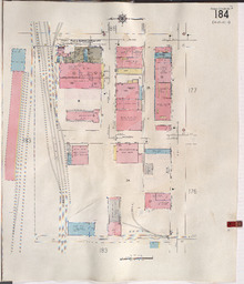 Sanborn Map, Kansas City, Vol. 1A, 1939-1957, Page p184