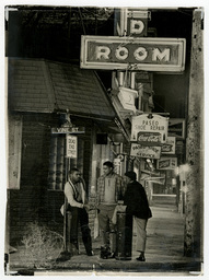 Jazz Musicians outside the Orchid Room at 12th and Vine