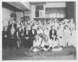 Men and Women in Wedding Costume