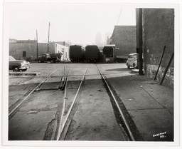 Buildings and Railroad Cars in the City Market