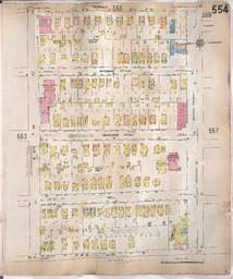 Sanborn Map, Kansas City, Vol. 4, 1909-1950, Page p554