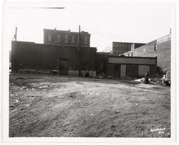 Rear of Automobile Service Station at 217-219 Walnut Street