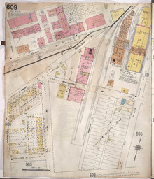 Sanborn Map, Kansas City, Vol. 5, 1909-1938, Page p609