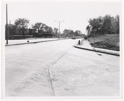 Southwest Trafficway Looking Southwest from Roanoke Road