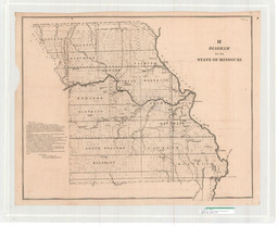 Diagram of the State of Missouri