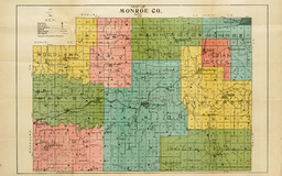 Map of Monroe CO. MO.