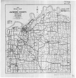 1922 Road Map of Jackson County, Missouri