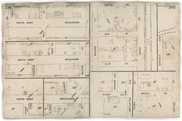 Rascher's Map of Kansas City, Kansas, Plates 291 & 292