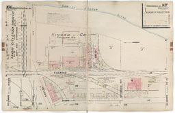 Rascher's Map of Kansas City, Kansas, Plates 166 & 167