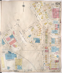 Sanborn Map, Kansas City, Vol. 4, 1909-1957, Page p524