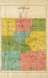 Map of Gentry CO. MO.