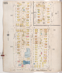 Sanborn Map, Kansas City, Vol. 4, 1909-1957, Page p555