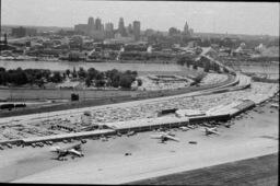 Municipal Airport and Downtown Skyline