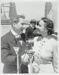 Columnist Nick Kenny and Singer Jane Kaye