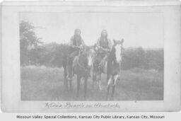 Kiowa Braves on Horseback