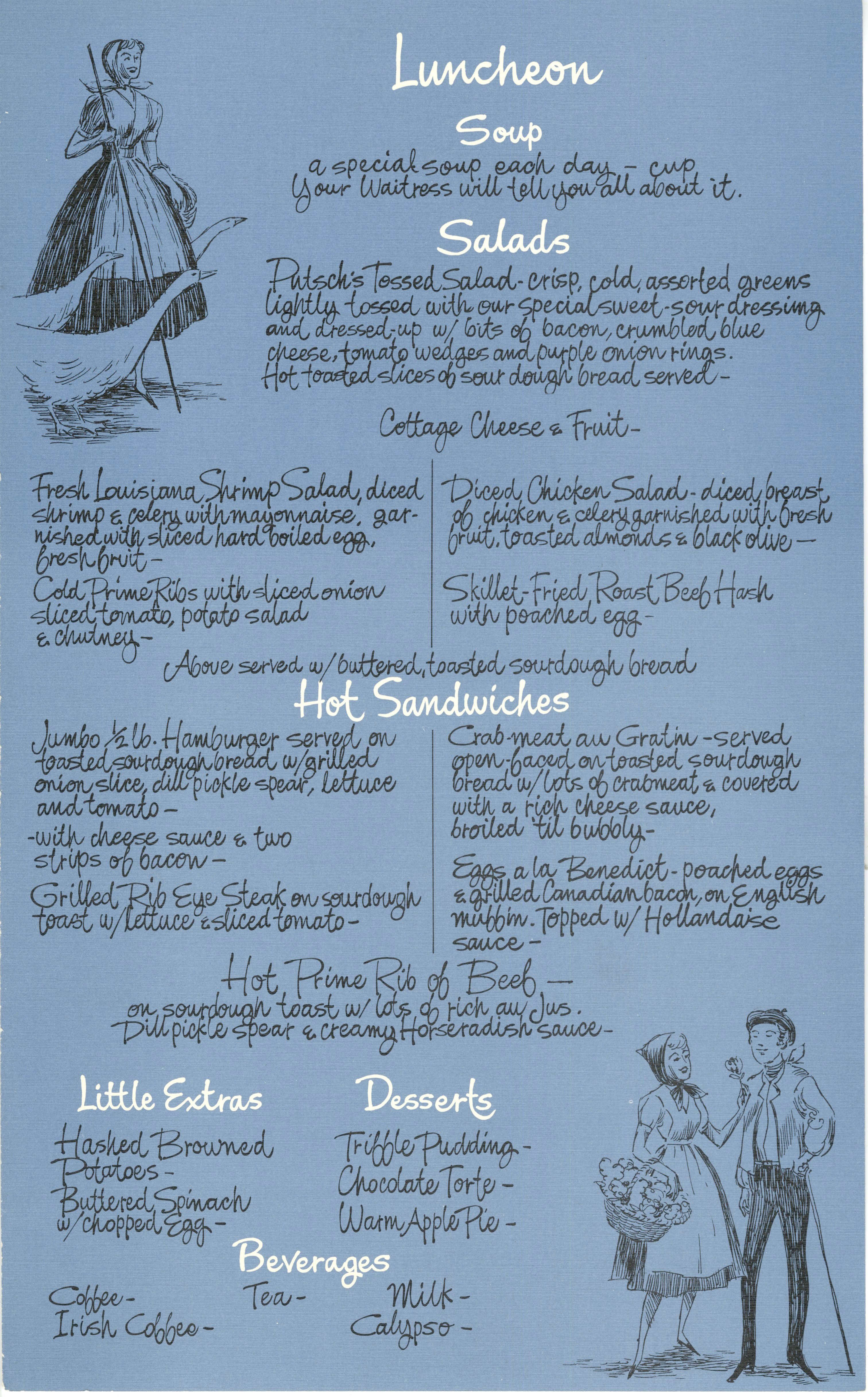 restaurant menu