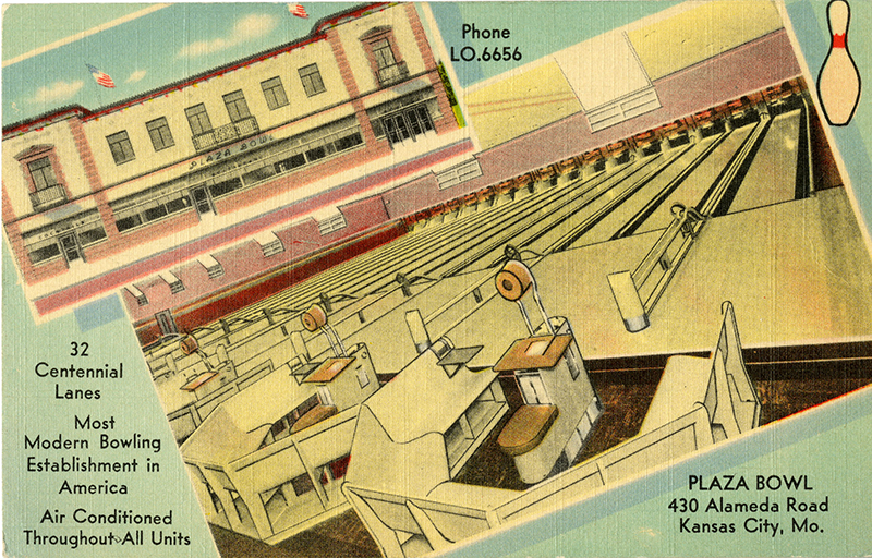 Plaza Bowl postcard