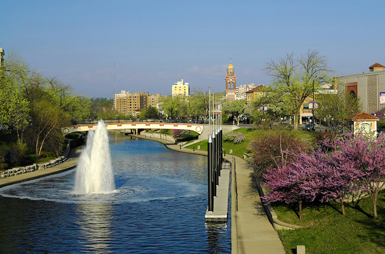 Brush Creek after its facelift. KC PARKS