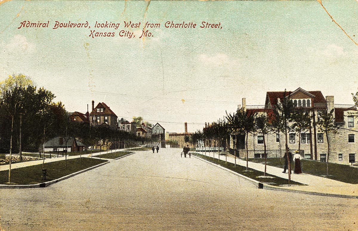 Admiral Boulevard postcard.