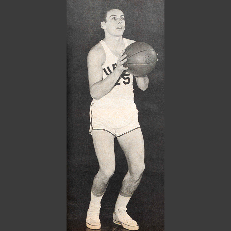 Len Dawson playing for Purdue University.