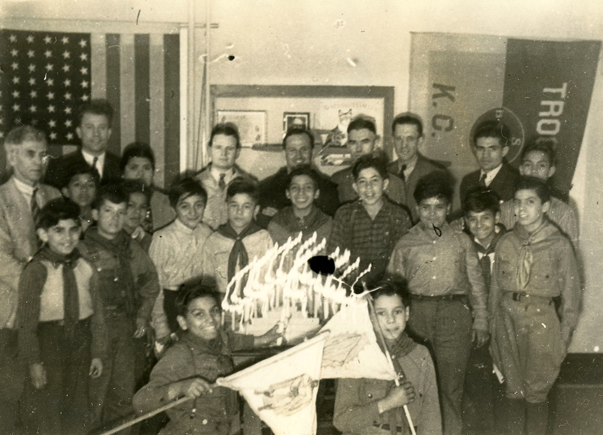 Boy Scout Troop celebration, 1941.