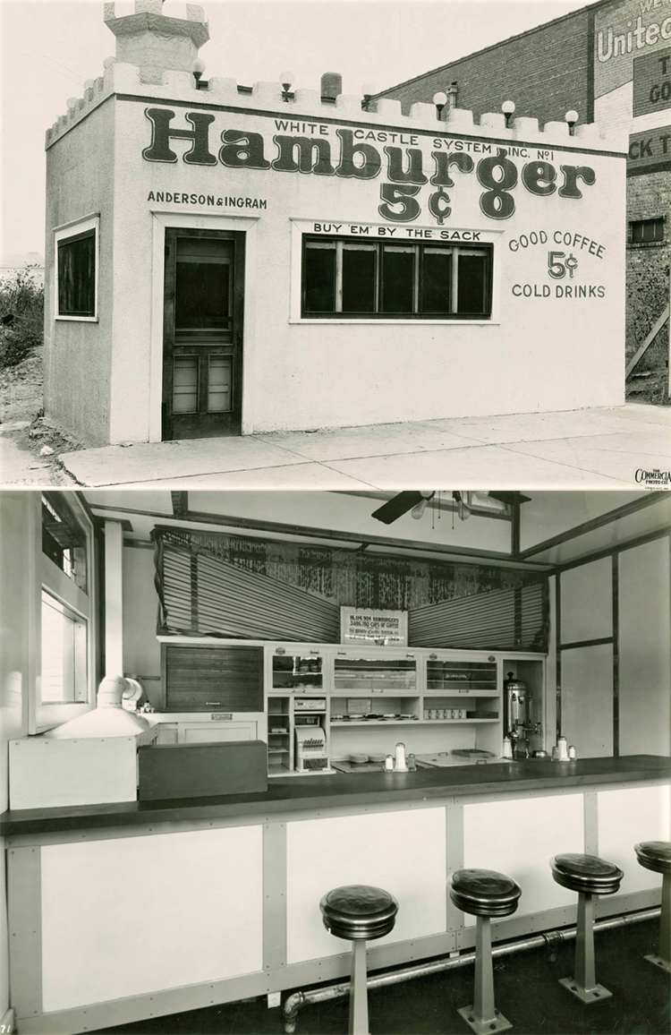 First Kansas City White Castle at 19th and Main, ca. 1924. WHITE CASTLE SYSTEM, INC.