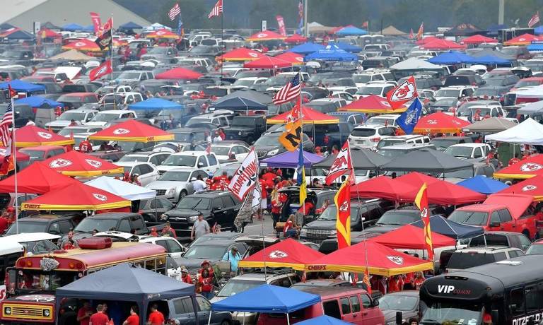 A sea of tailgaters at Arrowhead. KANSAS CITY STAR